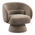 Saboor Upholstered Swivel Barrel Chair - Thumbnail 5