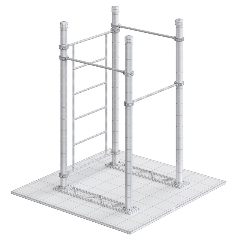 Swedish wall and 3 horizontal bars by Kenguru - Image 4