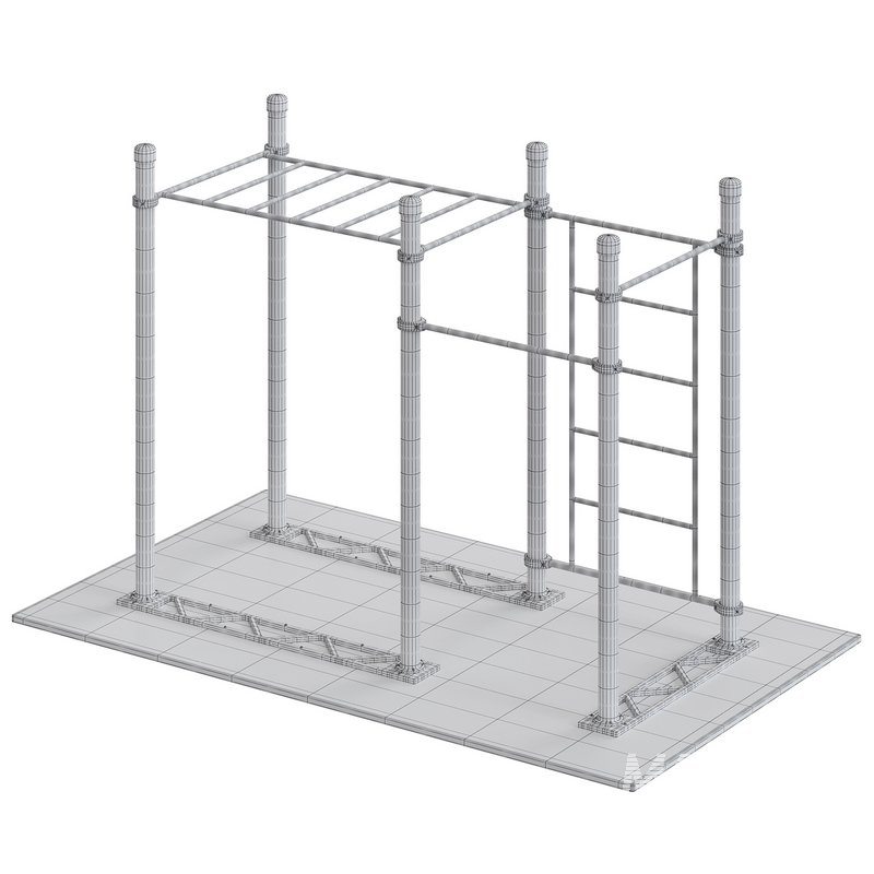 Swedish wall hand walker and 2 horizontal bars Igarka by Kenguru - Image 5