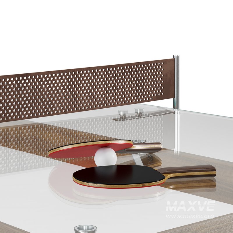 Lungolinea Wood Tennis table by Impatia - Image 5