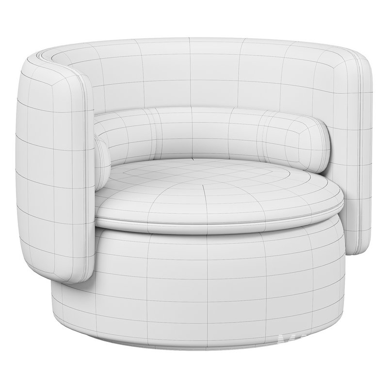 Group armchair with fixed base By SCP - Image 6