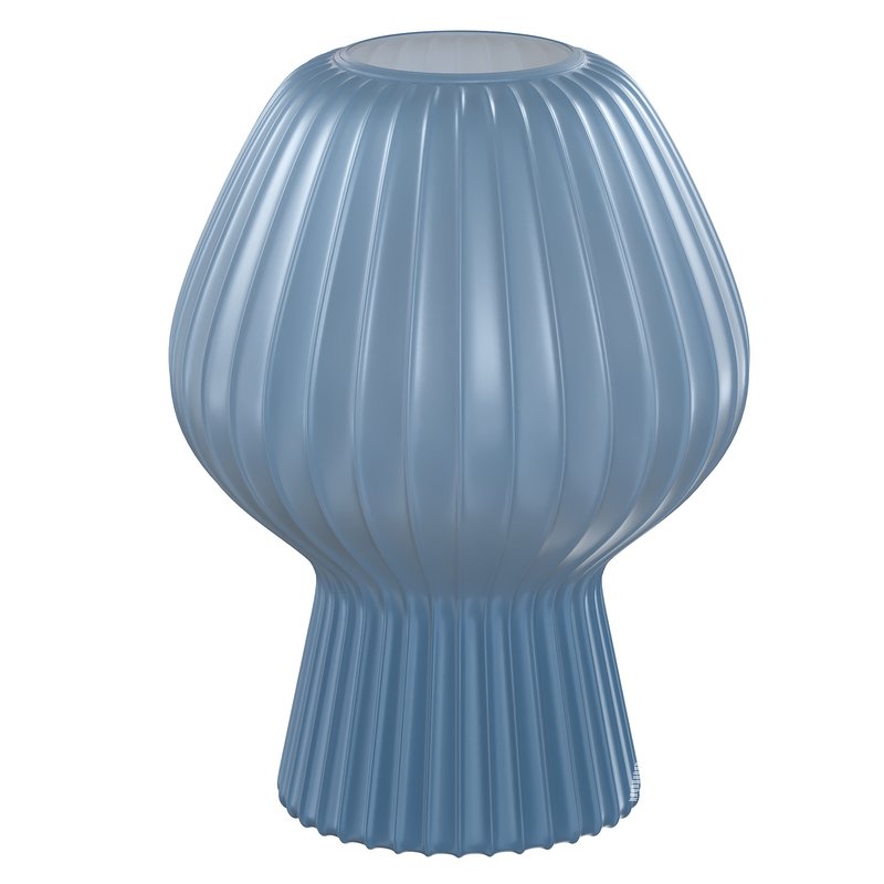 Ribbed Glass Table Lamp - Image 1