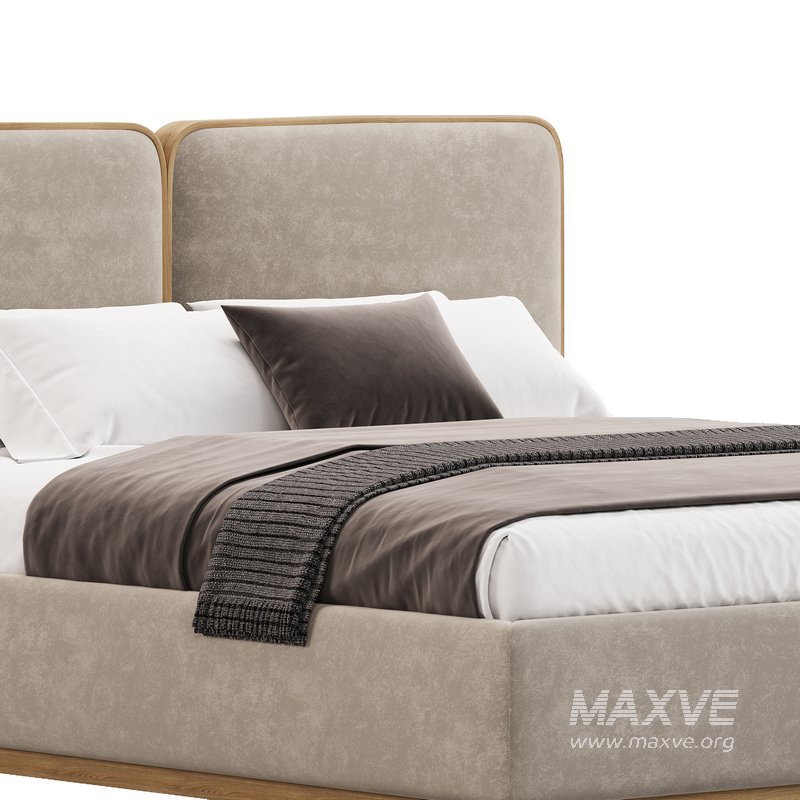 Gem Upholstered King Queen Bed - Image 2