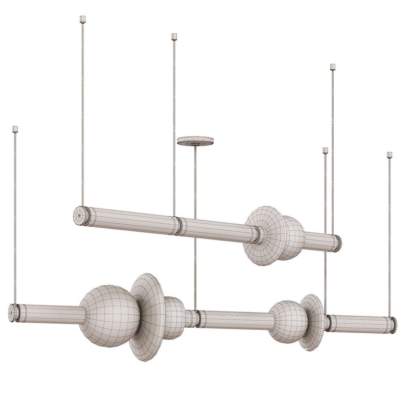 Luna 2 Tier Chandelier - Image 2