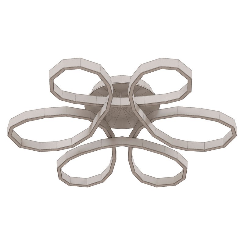 Acrylic Petal Like Semi Ceiling Light - Image 2