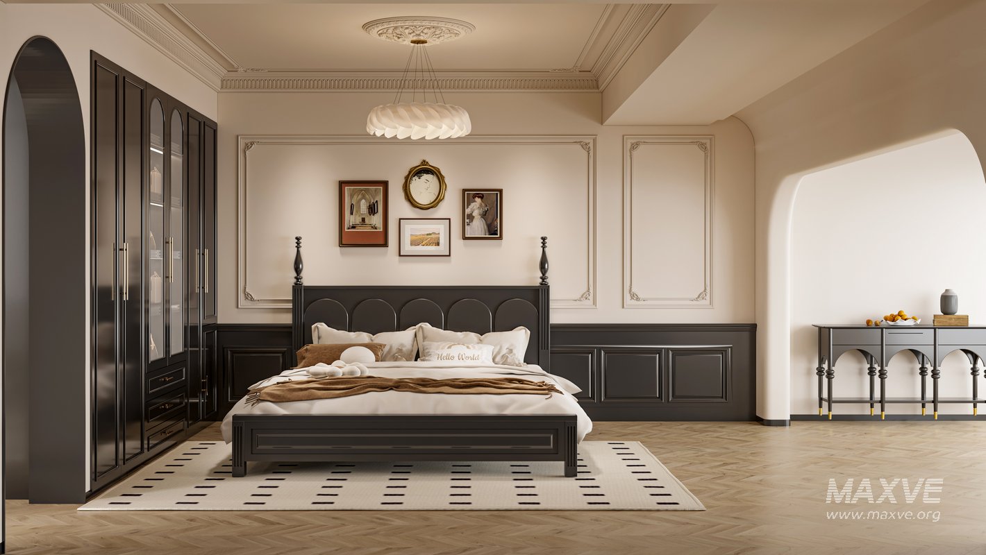 retro bedroom - Image 1