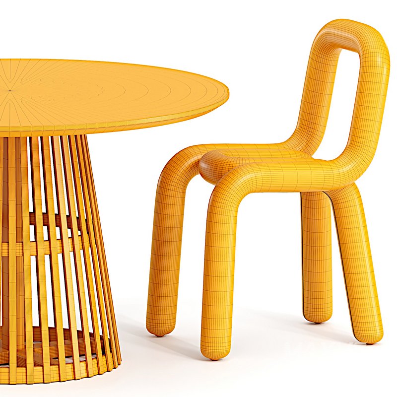 Bold chair and Jeanette Table - Image 4