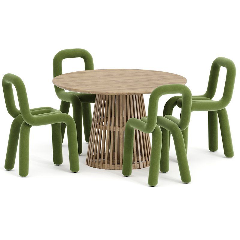 Bold chair and Jeanette Table - Image 3