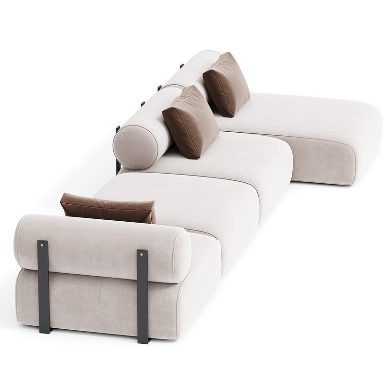 Contemporary Modular System Black Steel - Image 3