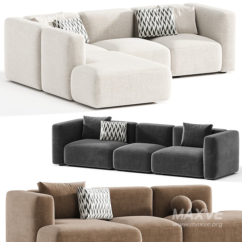 BASECAMP CHAISELOUNGE left Modular Sofa - Image 2