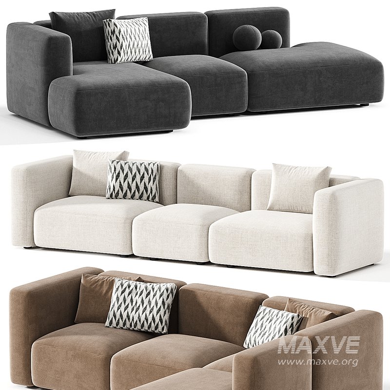 BASECAMP CHAISELOUNGE left Modular Sofa - Image 1