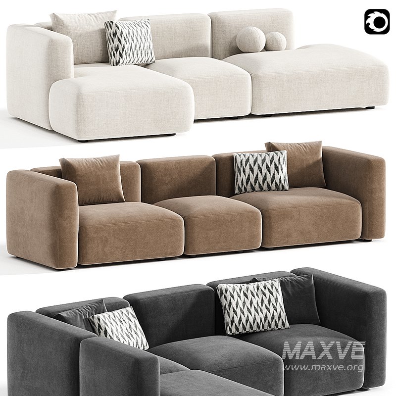 BASECAMP CHAISELOUNGE left Modular Sofa - Image 3