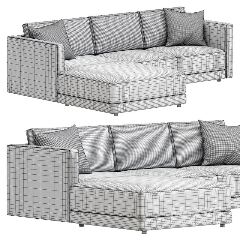 Astra 2 – Piece Upholstered Sectional - Image 4