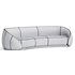 ABBRACCI 4 seater sofa By GHIDINI1961 - Thumbnail 3