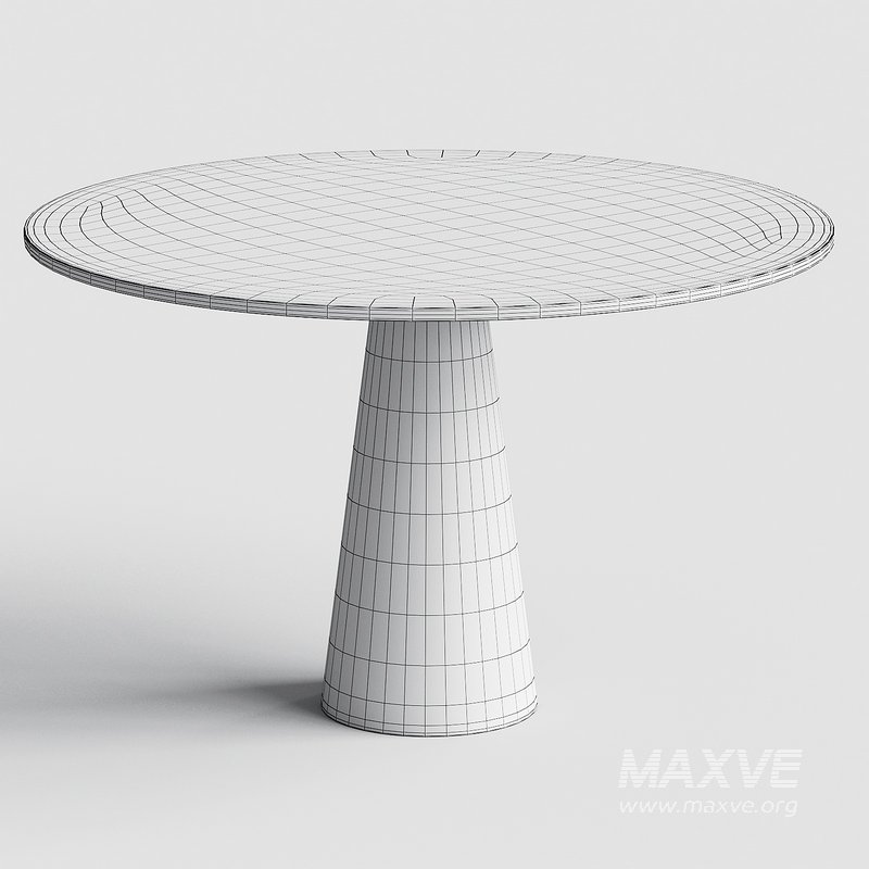 Angelo Mangiarotti Round Pedestal Dining Table - Image 3