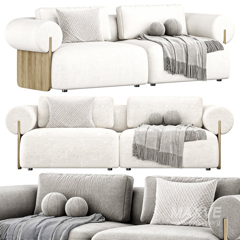 Solange Performance Boucle Sofa By Castlery - Image 3