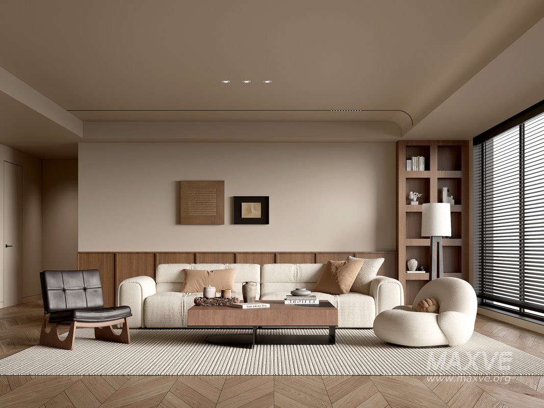 wabi-sabi style living room - Image 1