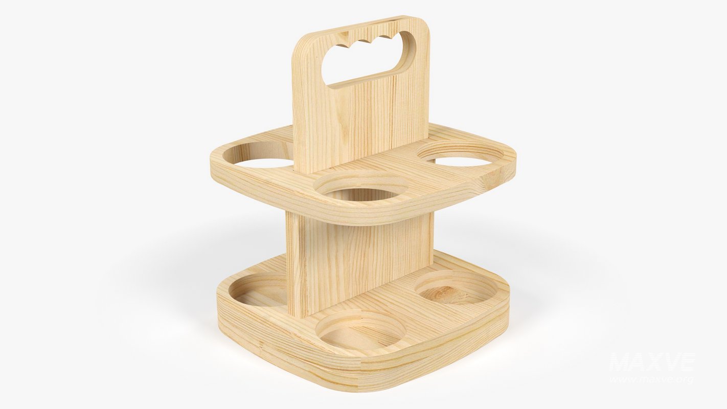 Wooden Wine Caddy - Image 1