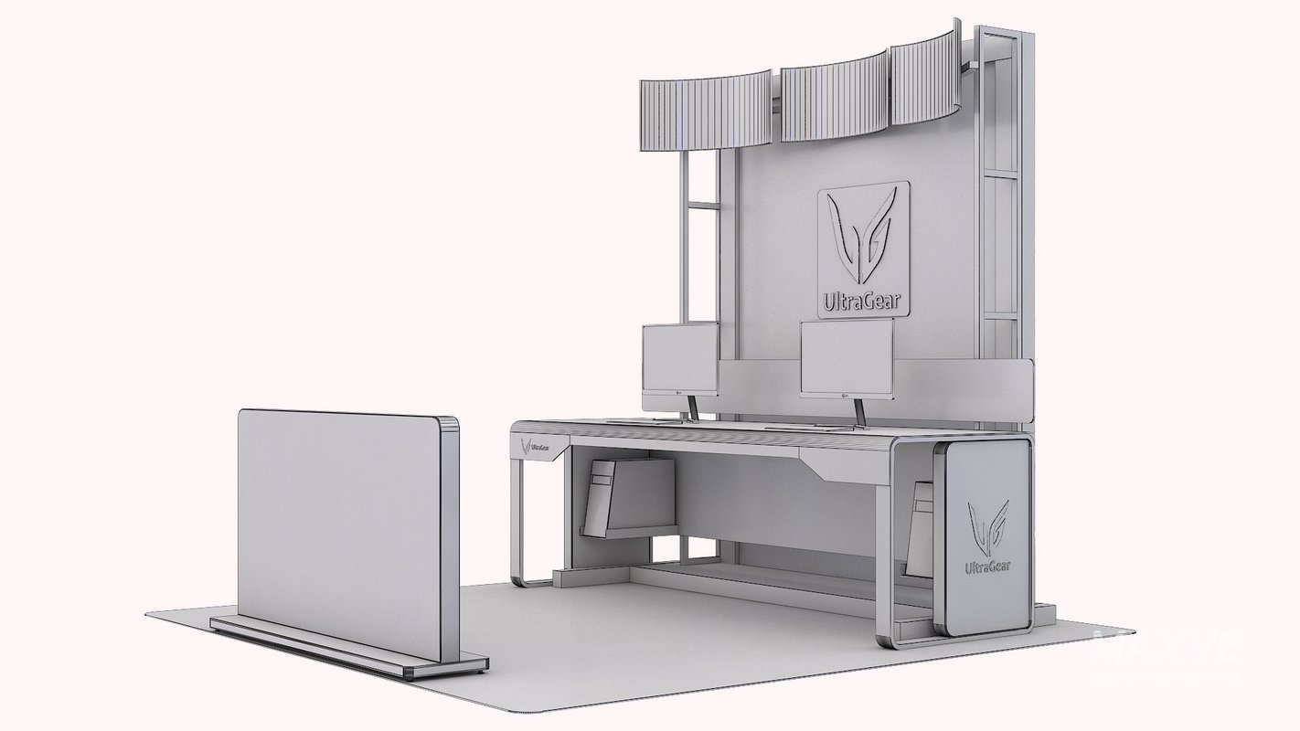 Office Desk 3d model - Image 4