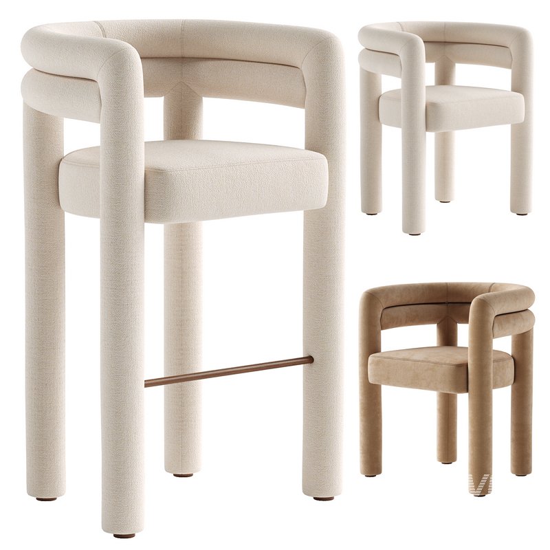 Tacova Bar Stool & Tacova Dining Chair - Image 1