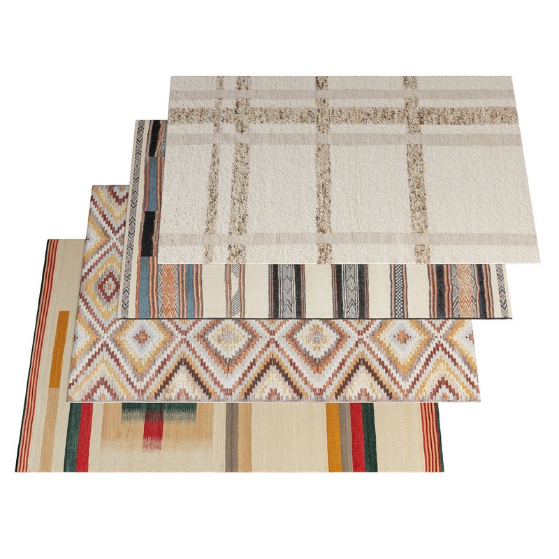 Flat Weave Rug, Rug Artis and rug Giorgio Cream by Benuta - Image 1