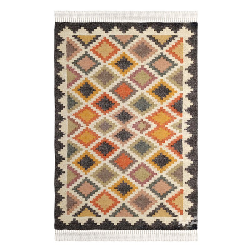 Wool Jute Rug and Handwoven Wool Jute Kilim Rug by Urban Outfitters - Image 4