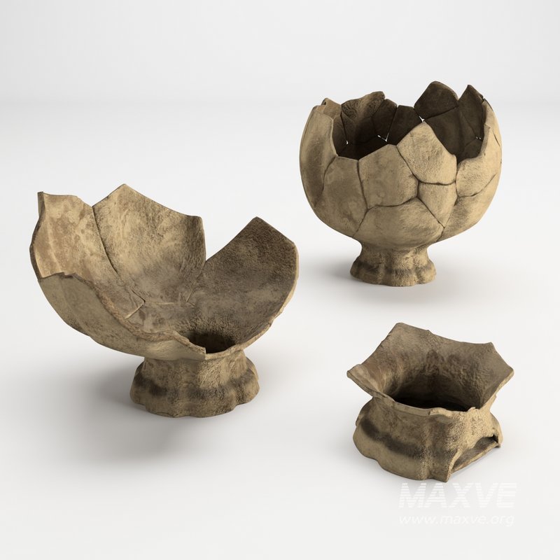Decorative broken historical pottery - Image 3