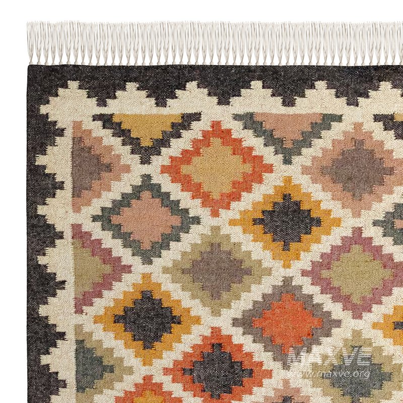 Wool Jute Rug and Handwoven Wool Jute Kilim Rug by Urban Outfitters - Image 2