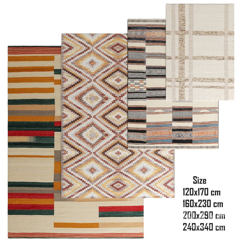 Flat Weave Rug, Rug Artis and rug Giorgio Cream by Benuta - Image 5