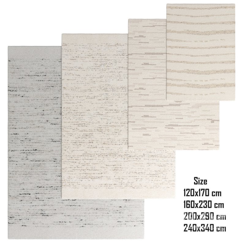 Shaggy rug Gobi and Wool Rug Glen by Benuta - Image 6