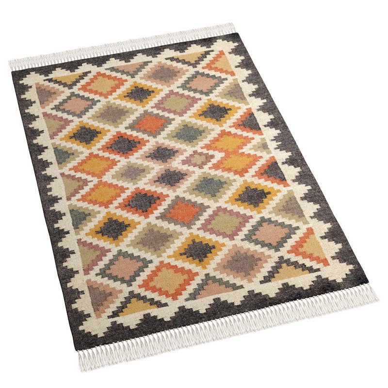Wool Jute Rug and Handwoven Wool Jute Kilim Rug by Urban Outfitters - Image 6