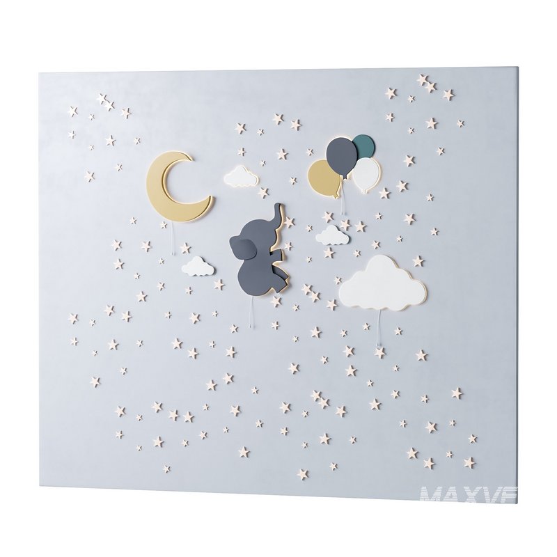 Decorative wall panel for children - Image 1