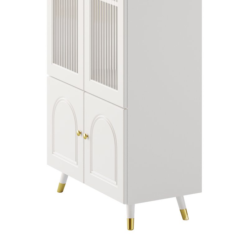 Cabinet Included White Closed Back Wooden Standard Bookcase 3 - Image 12