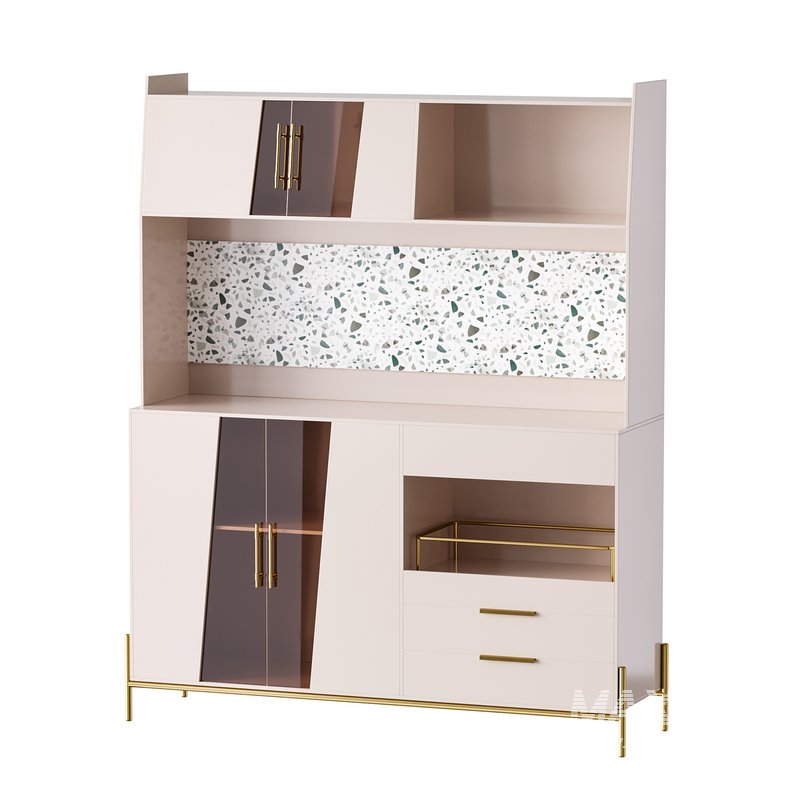 Cabinet with high shelves for the kitchen - Image 1