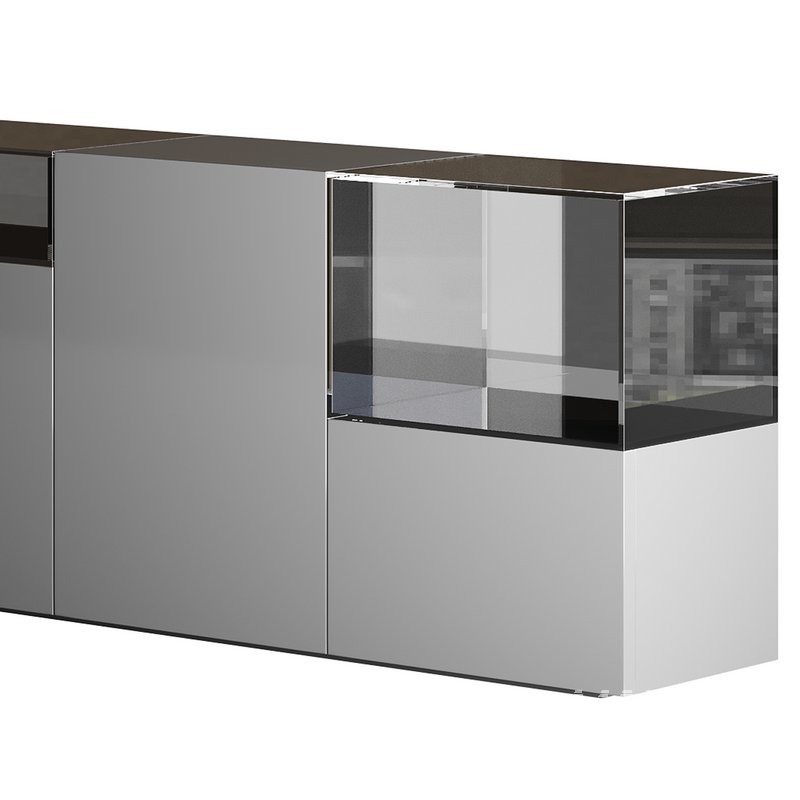 Black glass sideboard - Image 12