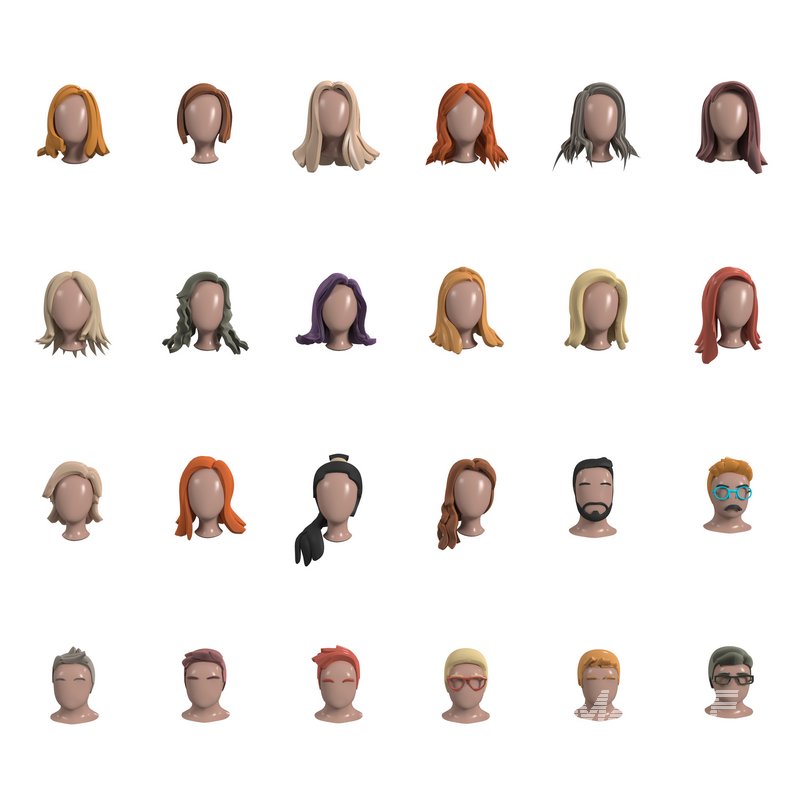 Base Haircuts All Style (Pack of 24) - Image 1