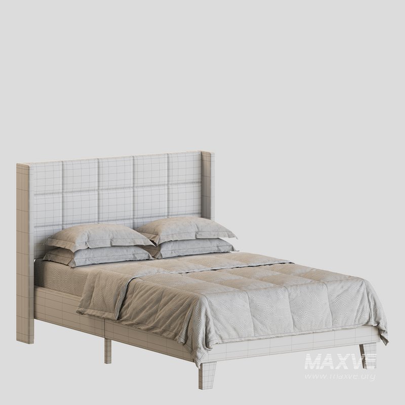 Padded adult double bed - Image 14