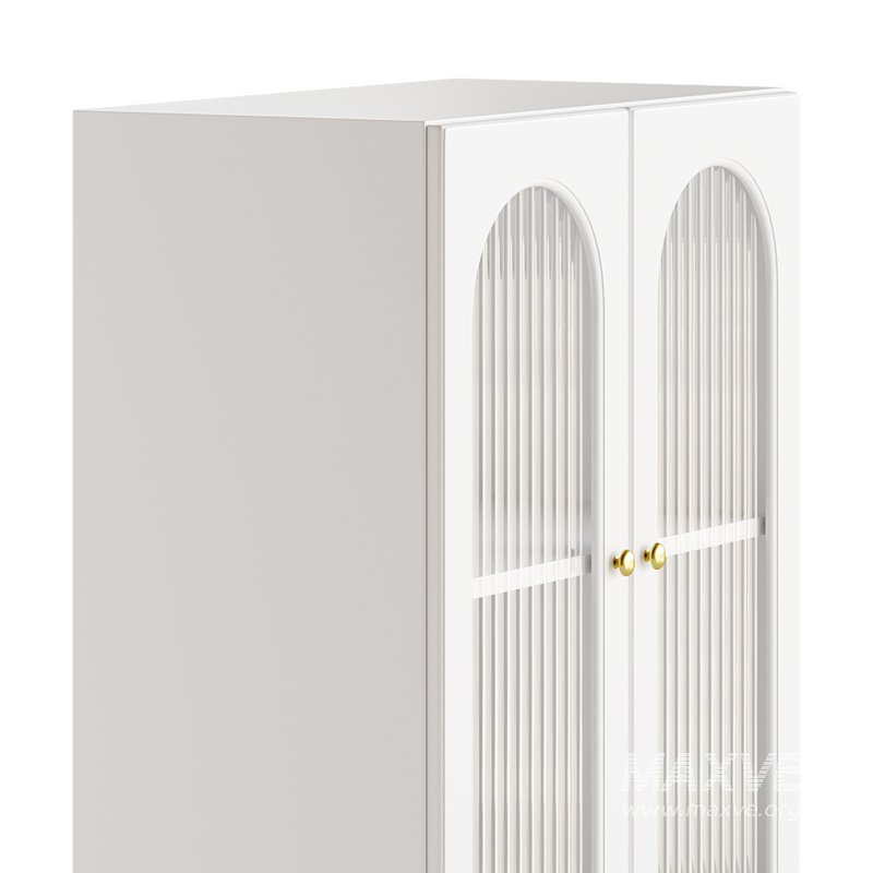 Cabinet Included White Closed Back Wooden Standard Bookcase - Image 14