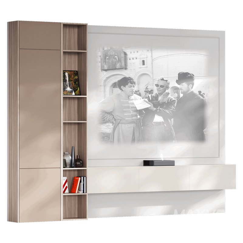 TV wall with Xiaomi laser projector - Image 1