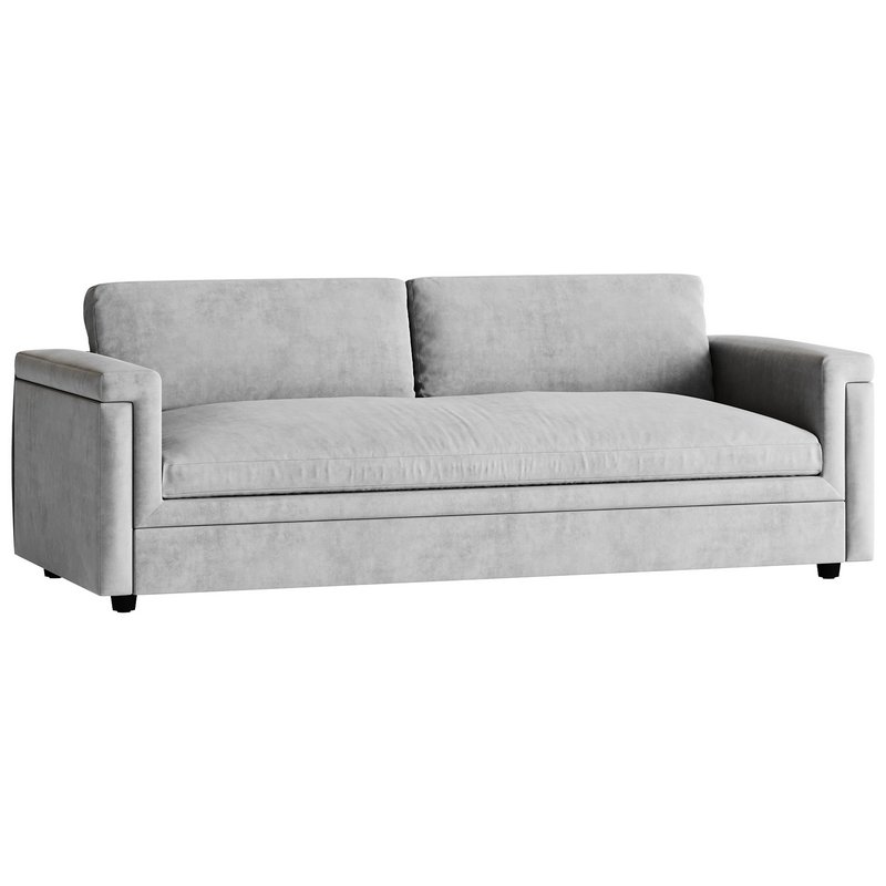 CEVA LIGHT BLUE PERFORMANCE VELVET SLEEPER SOFA - Image 14