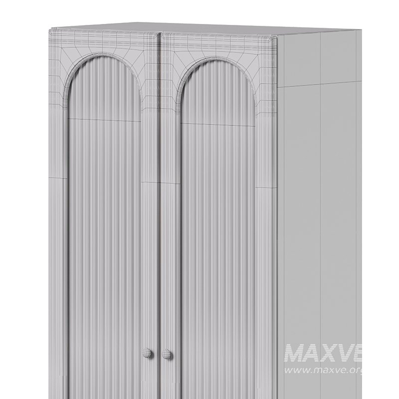 Cabinet Included White Closed Back Wooden Standard Bookcase 3 - Image 15