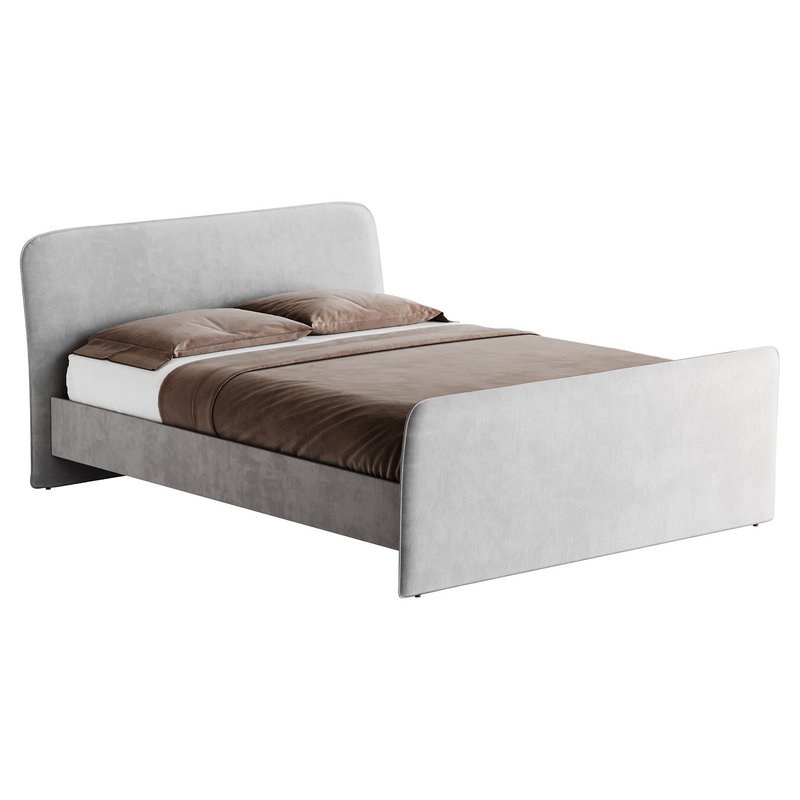 CAMERANO CREAM UPHOLSTERED QUEEN SLEIGH BED - Image 15