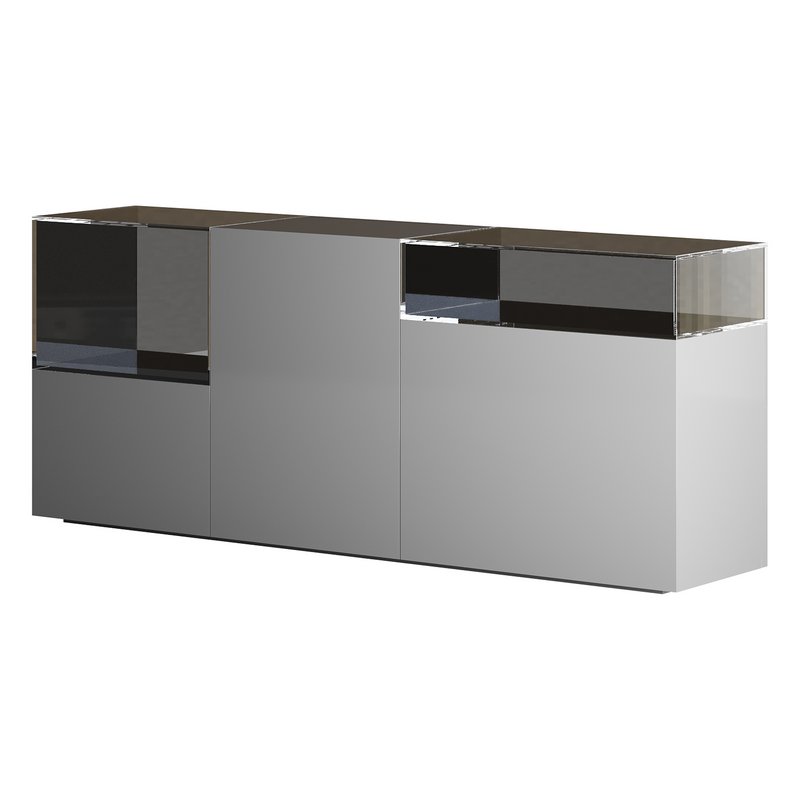 Black glass sideboard - Image 15