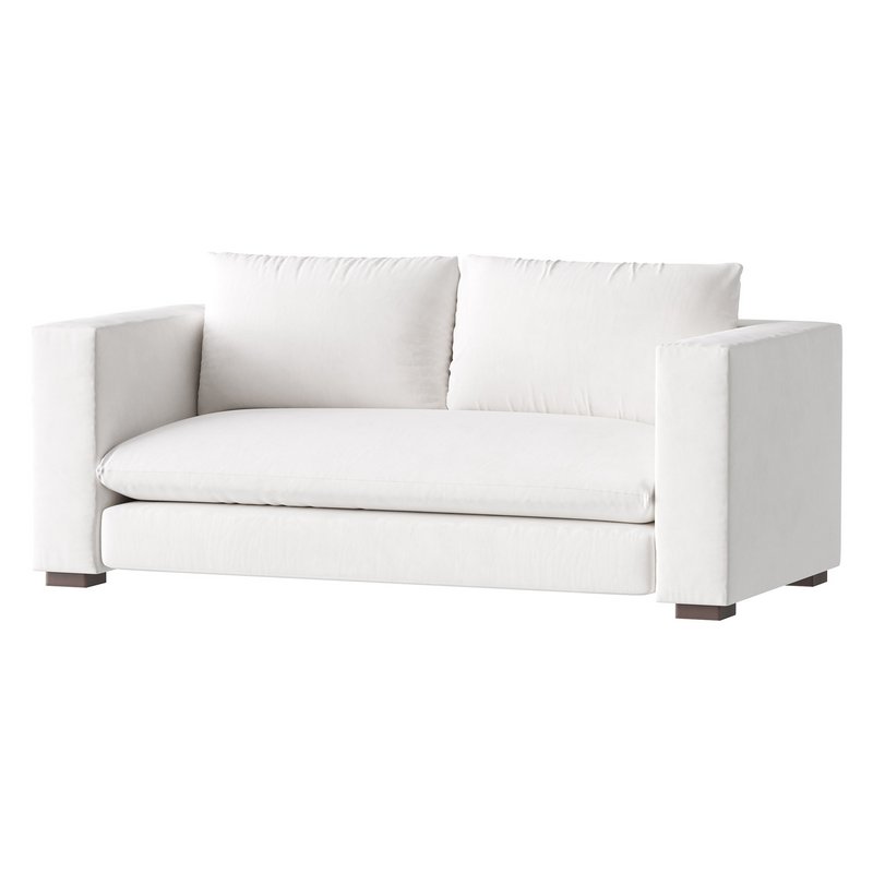 DESEO COPPER BROWN PERFORMANCE VELVET SOFA - Image 1