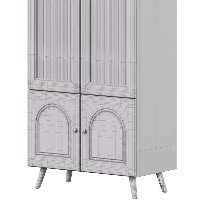 Cabinet Included White Closed Back Wooden Standard Bookcase 2 - Image 16