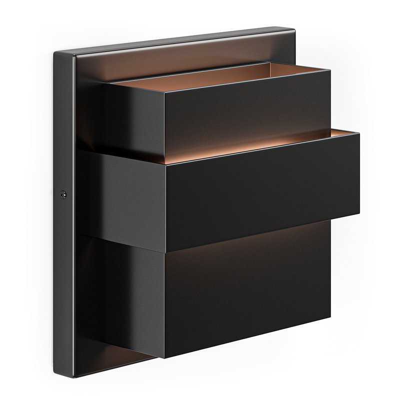 Atanasie Aluminum LED Flush Mounted Sconce - Image 1