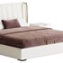 Beige Upholstered Wingback Modern bed I - Thumbnail 16