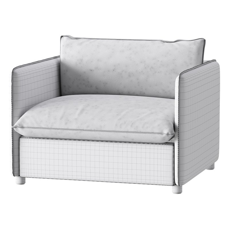 CORROY WHITE PERFORMANCE FABRIC CHAIR AND A HALF - Image 17