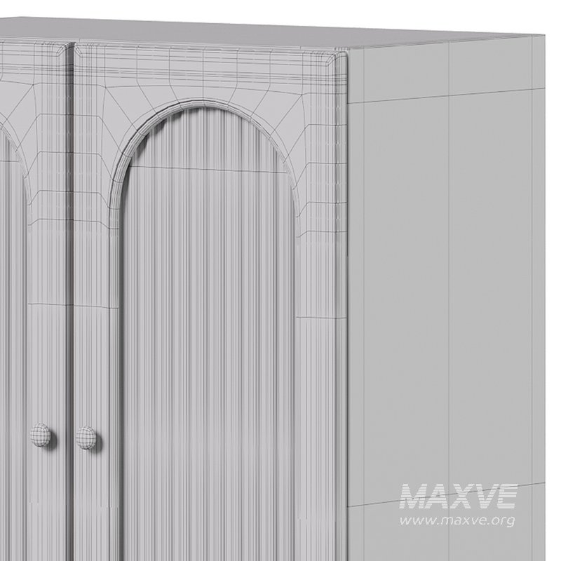 Cabinet Included White Closed Back Wooden Standard Bookcase - Image 17