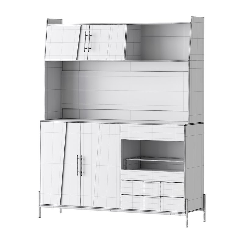 Cabinet with high shelves for the kitchen - Image 17